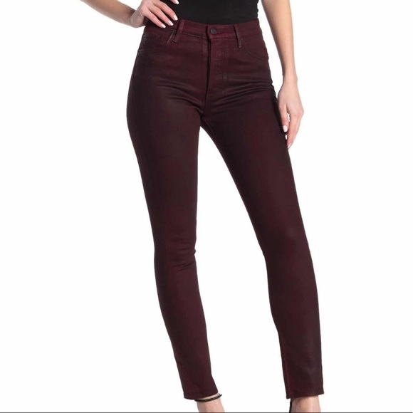 GRLFRND KAROLINA COATED HIGH RISE SKINNY JEANS - Picture 6 of 6